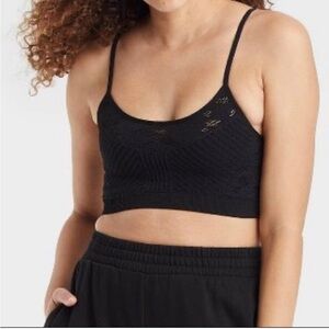 NWT Colsie black bralette size xs